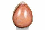 Polished Polychrome Jasper Egg - Madagascar #245697-1